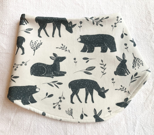 Woodland Animals Dribble Bib