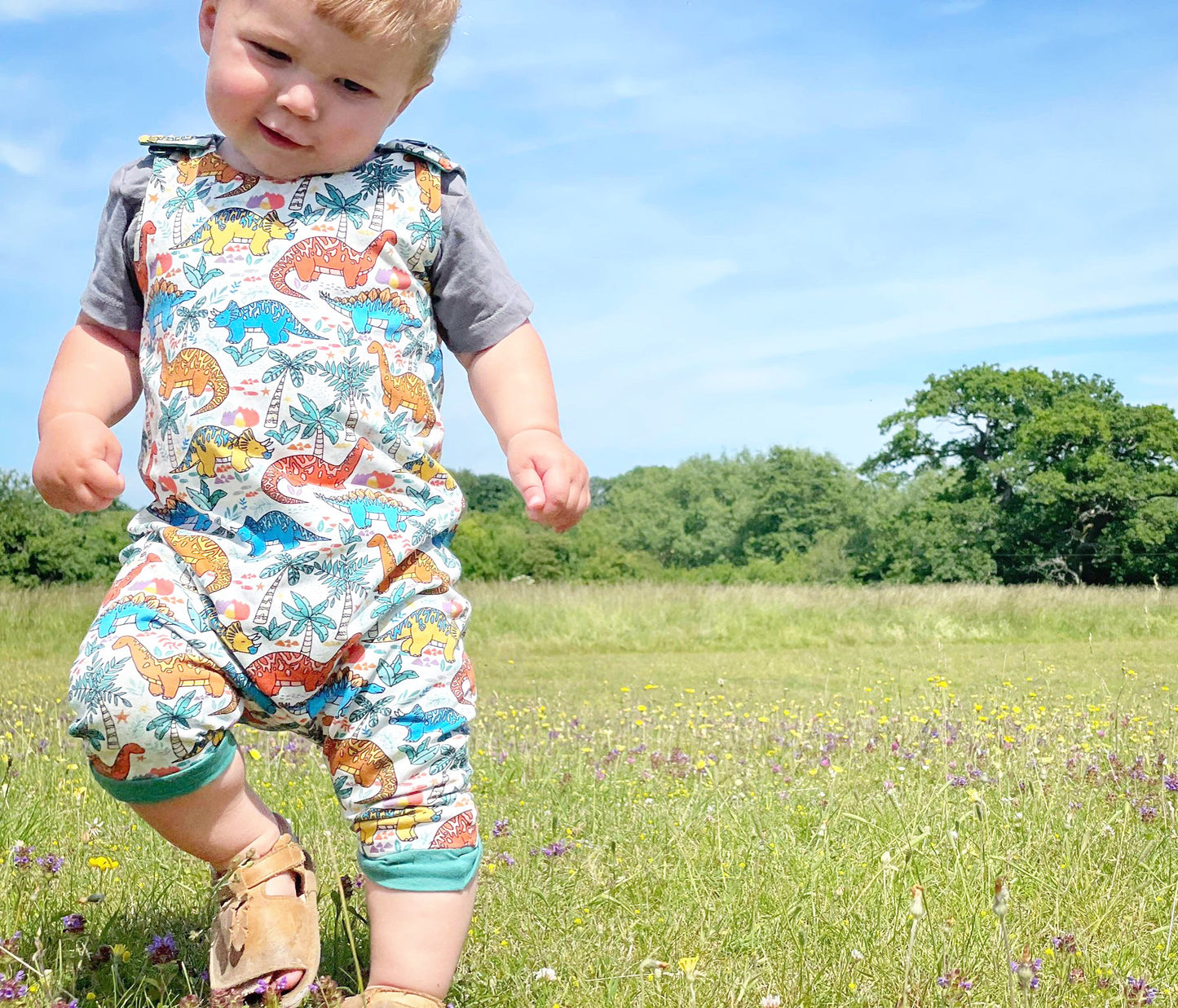 Dinosaur Shortie Romper