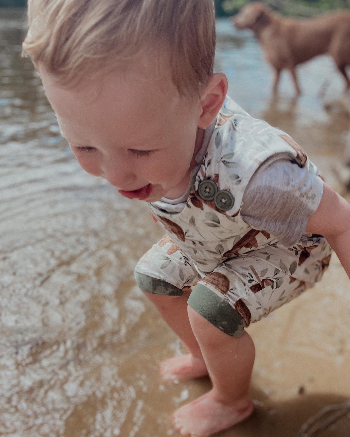 Sleepy sloth lightweight Shortie romper