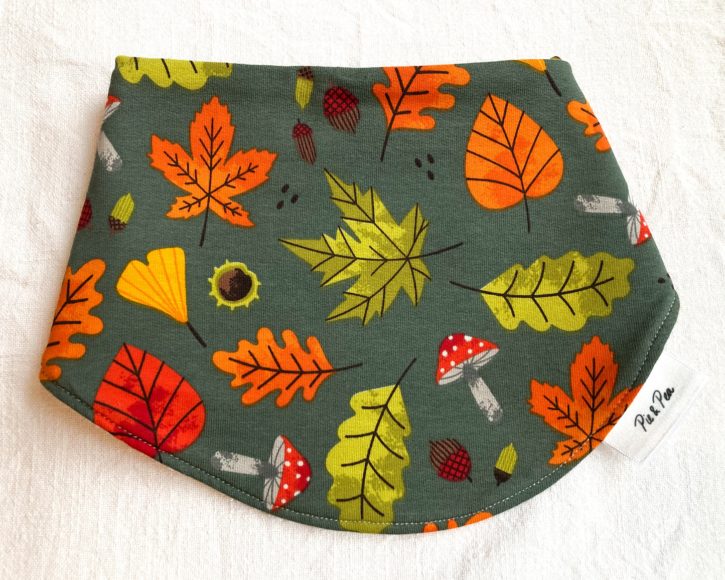 Autumn Leaves Dribble Bib